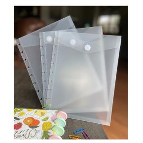 Envelop Pocket Dividers for 8-Disc Half Letter (Junior) Size Planners (5.5 x 8.5 inches), Staples ARC, Martha Stewart, Levenger Circa, TUL.(8-Disc Junior)