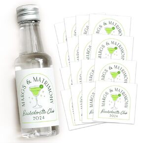 Margs and Matrimony Bachelorette Party Liquor Labels - Custom Bachelorette Party Favor, Margarita Bachelorette, Mexico Bachelorette, Engagement Party Favor, Wedding Tequila (Pink)