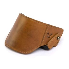 Trip Machine Company leather Boot/Shoe Protector Slip On - Tobacco Brown