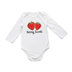 Little Cutie Romper Cute Little Orange Print Baby Coming Soon Newborn Infant Girl Citrus One Birthday Onesie (0-6 Months, Little Cutie-Short Sleeve Romper)