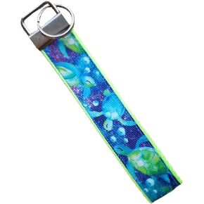 سوار معصم سلحفاة بحرية، استوديو جولي إن جي، مصنوع يدويًا، حبل سيارة على شكل سلحفاة خضراء نيون، سلسلة مفاتيح على شكل حيوانات المحيط الاستوائي in Kuwait