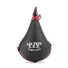 LAS TRES ZZZ Handmade Spanish Dark Dye Traditional Bota Bag 2 liters