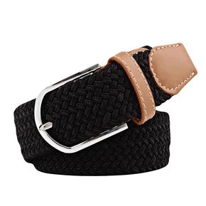 LOVEVILLE Women Men Belt Sport Golf Braided Stretch Elastic Jeans Casual Belt Great Christmas Gift White Elepant Gift High Quality Multicolored (Waist 32"-35", RED)