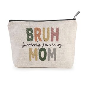 Mom Gift From Daughter, Makeup Bag, Handmade Cosmetic Bag For Mom, Funny Mom Birthday Gift Ideas, Mothers Day Gifts For Mom from Daughter, Son, Kids