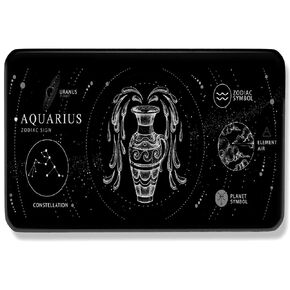 Gemini Zodiac Sign Card Astrology Black Wallet Cards - Gemini Astrology Symbol Personality Traits