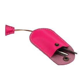 Handmade Leather Drawstring Key Organizer with Snap Button,Stitched Design Key Holder Key Case Family door key bag Car key bag for Women