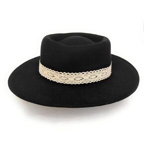 Hat Band Ivory Beige Country Lace Crochet Tatting Pattern Cotton Fabric Adjustable One Size For Brim Hats Fits Straw Floppy Western Fedora Sun Panama Hats