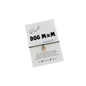 Dog Mom wish bracelet | Dog Mom gift | Gift for a Dog Mom