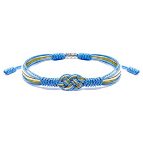 Palestine Infinity String Bracelet, Palestinian Patriotic Bracelet, Country Proud Flag Color Tibetan Bracelet, Surfer Wrist Wrap Bracelet for Men, Women, Luck and Protection (Palestine)