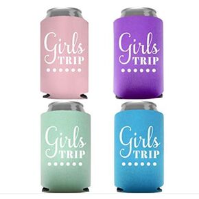 Girls Weekend Trip Gift for Women Bachelorette Party Favor Fun Cruise Essential Idea - Set of 4 (Slim)