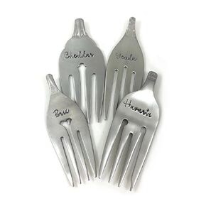 Charming Custom Cheese Marker Forks