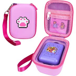 Carrying Case Compatible with Bitzee Interactive Toy Digital Pet, Travel Storage Case for Bitzee Virtual Electronic Pets, With Accessories Mesh Pocket (Case Only) (Purple) in Kuwait