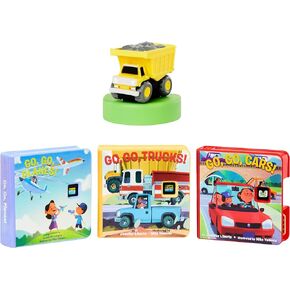 Little Tikes Story Dream Machine Go, Go, Vehicles Story Collection, Storytime, Books, Trucks, Random House, Audio Play Character, Gift and Toy for Toddlers and Kids Girls Boys Ages 3+ Years