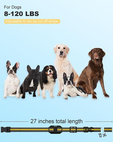 Dog Shock Collar, Rechargeable Waterproof Dog Training Collar with Remote for 8-120lbs Dogs, 3300FT Electric Training Collars with 3 Training Modes, Security Lock in Saudi Arabia