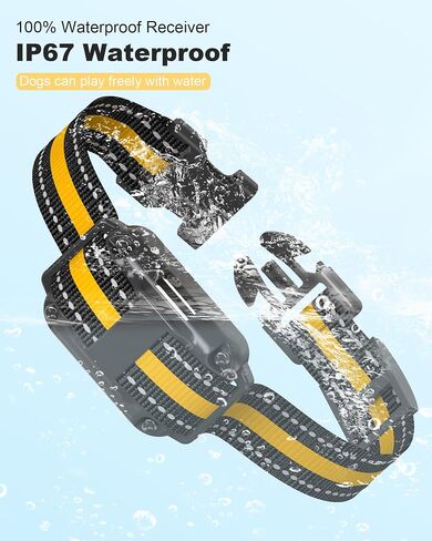 Dog Shock Collar, Rechargeable Waterproof Dog Training Collar with Remote for 8-120lbs Dogs, 3300FT Electric Training Collars with 3 Training Modes, Security Lock in Saudi Arabia