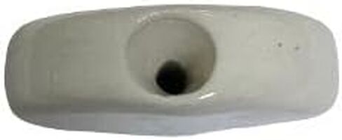 Ceramic Smoke Stone Hand Rolled Unfiltered Cigarette Holder Blue Peace Sign in Saudi Arabia