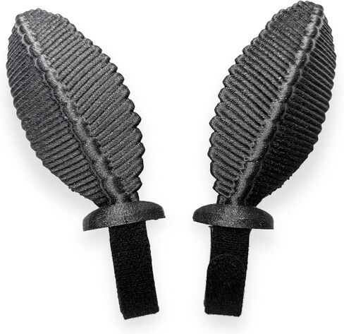 Moth Antennas Headphone Attachments - Adorable Bug Ears for Headphones in Various colors with Hidden Self Fastener - Moth Antenna for Gamers and Streamers (Sparkle Black) in Saudi Arabia