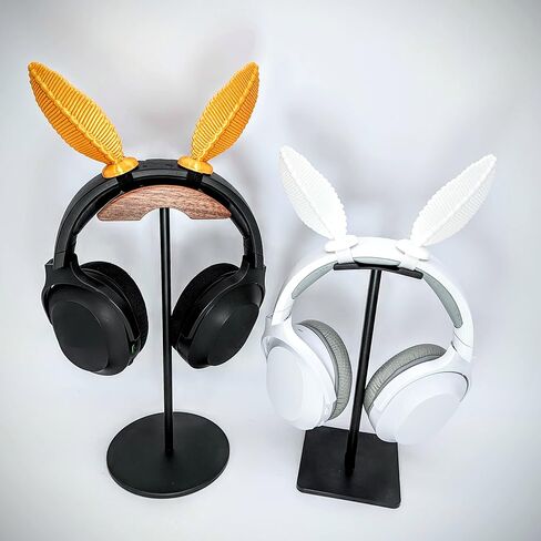 Moth Antennas Headphone Attachments - Adorable Bug Ears for Headphones in Various colors with Hidden Self Fastener - Moth Antenna for Gamers and Streamers (Sparkle Black) in Saudi Arabia