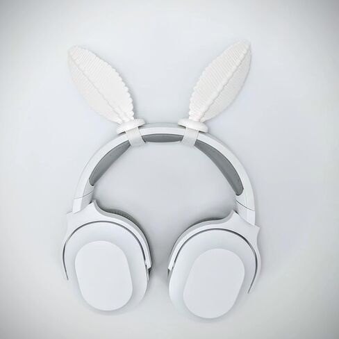 Moth Antennas Headphone Attachments - Adorable Bug Ears for Headphones in Various colors with Hidden Self Fastener - Moth Antenna for Gamers and Streamers (Sparkle Black) in Saudi Arabia