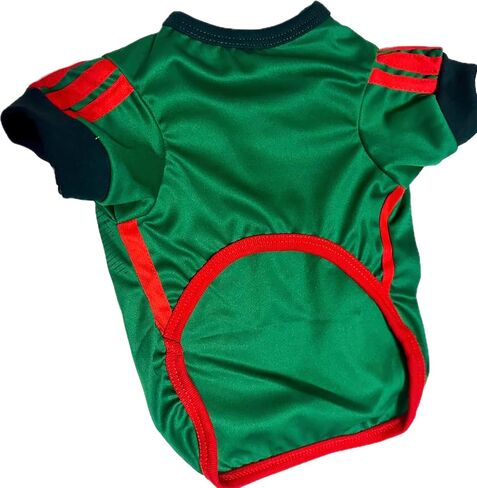 Soccer t-shirts for dogs/Mexican Soccer dog shirts/Soccer dog Jersey/Seleccion Mexicana soccer dog shirt (M, Plain) in Saudi Arabia