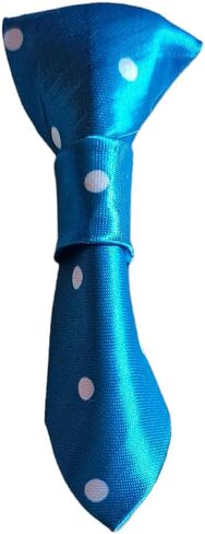 Christmas Neck Tie that Slips Onto Your Dog's Existing Collar Smalls (Dark Blue Dots Extra Small) in Saudi Arabia
