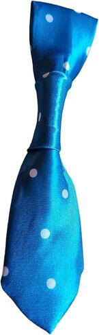 Christmas Neck Tie that Slips Onto Your Dog's Existing Collar Smalls (Dark Blue Dots Extra Small) in Saudi Arabia