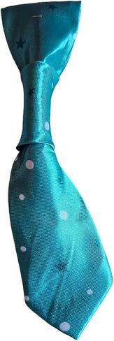 Christmas Neck Tie that Slips Onto Your Dog's Existing Collar Smalls (Dark Blue Dots Extra Small) in Saudi Arabia