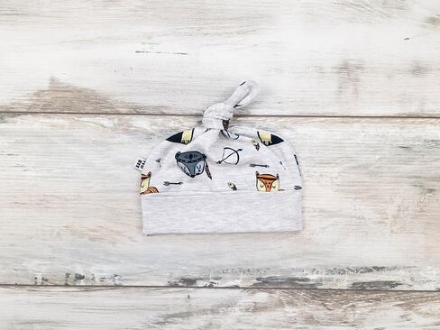 Baby boy Swaddle Blanket and Hat Set Newborn Wrap Baby Receiving Blanket forest animals design, woodland in Saudi Arabia