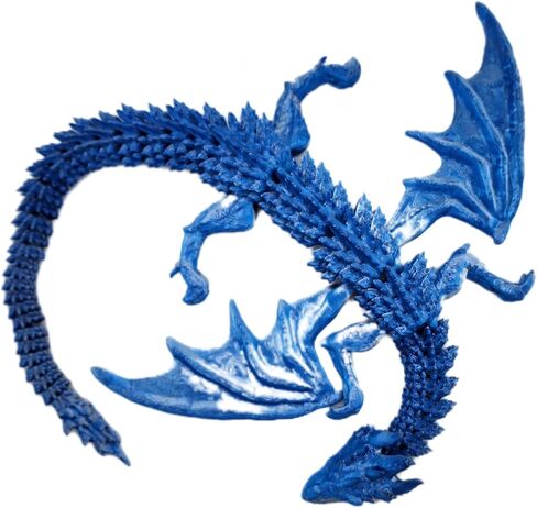 Articulating Flying Dragon 3D printed (Red/Green/Blue) in Saudi Arabia