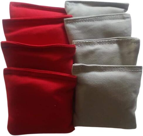 4" Mini Grey and Red Cornhole Bags Bean Bag Toss in Kuwait