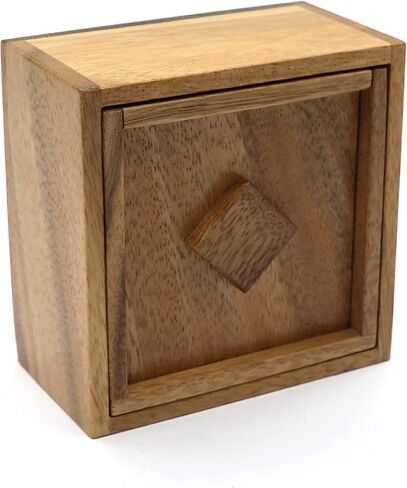 BSIRI Magic Sliding Box- Secret Box Brain Teaser Wooden Puzzle Boxes with Hidden Compartments. Ideal Mystery Box, Money Box, Jewelry Box, 3D Puzzle Lock Box, Gift Card, and Money Puzzle Box in Saudi Arabia