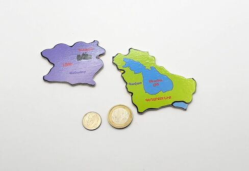 Map of Armenia and Artsakh Puzzle Wooden Game - Engaging Educational Fun for Children to Explore, Assemble, and Play in Saudi Arabia