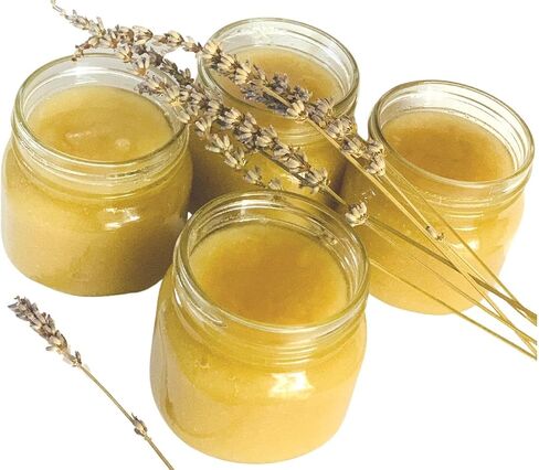 Sugar Body Scrub | Gently Exfoliates | 8 oz. Jar | Helps Remove Dead Skin | Lavender Vanilla Lemongrass Fragrance | Rich in Antioxidants | Vitamin B & E in Saudi Arabia