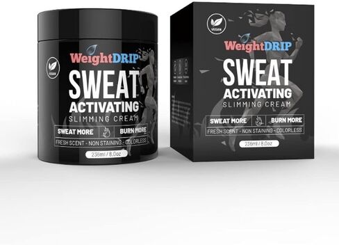 Detox Slimming Vegan Handmade Sweat Enhancing Lotion - Sweat Activated Slimming Lotion for Women and Men Body Fat burning Flat Belly Cream-Revitalizing Coconut oil and Essential oil Infused in Saudi Arabia