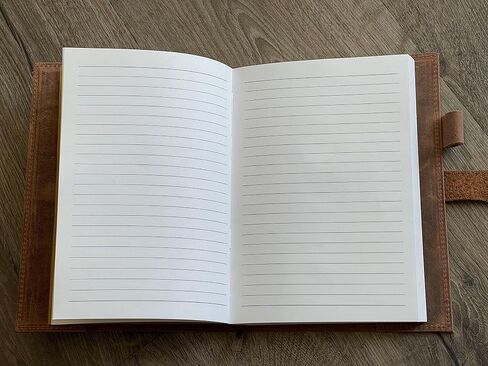 Handmade Leather Journal | Genuine Leather Rustic Notebook/Journal for Writing, Notes, Travel, Diary, Prayer, Refillable Journal, 320 Pages (Eagle - Trust In The Lord) in Saudi Arabia