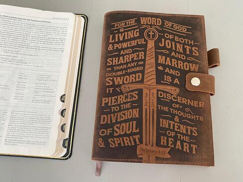 Handmade Leather Journal | Genuine Leather Rustic Notebook/Journal for Writing, Notes, Travel, Diary, Prayer, Refillable Journal, 320 Pages (Eagle - Trust In The Lord) in Saudi Arabia