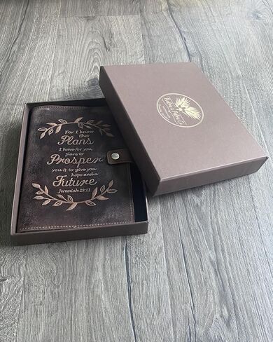 Handmade Leather Journal | Genuine Leather Rustic Notebook/Journal for Writing, Notes, Travel, Diary, Prayer, Refillable Journal, 320 Pages (Eagle - Trust In The Lord) in Saudi Arabia