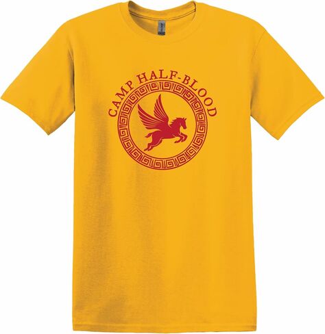 Camp Half Blood Shirt, Unisex Camp Half Blood T-shirts for Men and Women (M, Orange) in Saudi Arabia