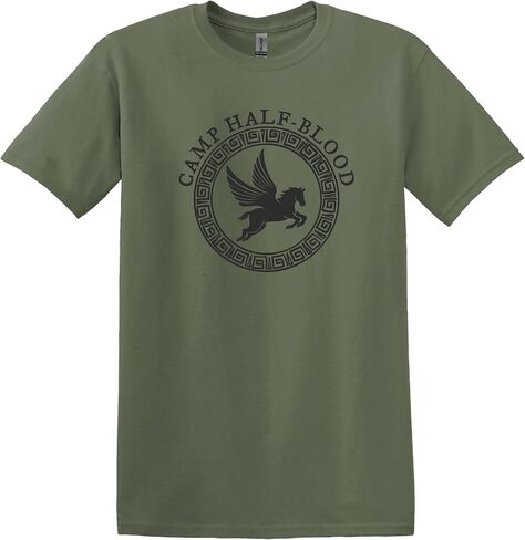 Camp Half Blood Shirt, Unisex Camp Half Blood T-shirts for Men and Women (M, Orange) in Saudi Arabia