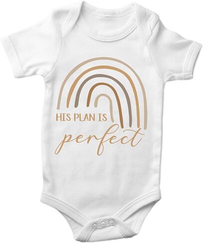 رومبير رينبو بيبي ريفيل، خطته هي بدلة مثالية لملابس بوهو، إعلان الحمل، رومبير محايد للجنسين (0-6 أشهر، خطته مثالية مطبوعة بأكمام قصيرة رومبير) in Kuwait