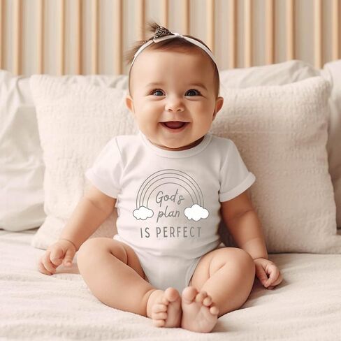 رومبير رينبو بيبي ريفيل، خطته هي بدلة مثالية لملابس بوهو، إعلان الحمل، رومبير محايد للجنسين (0-6 أشهر، خطته مثالية مطبوعة بأكمام قصيرة رومبير) in Kuwait