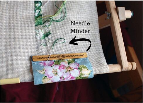 زهور حماية من الأوساخ المغناطيسية العالمية - غطاء واقي مغناطيسي مطرز لقضبان التمرير بإطار qsnap بأي حجم وحامل نمط إبرة الطوق in Kuwait