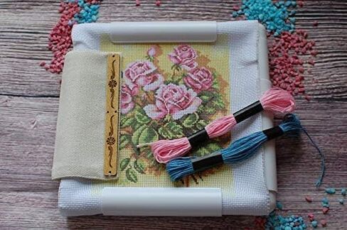 واقي الأوساخ العالمي مع مغناطيس عبر غرزة إبرة مايندر التطريز المغناطيس حامي غطاء ل qsnap أي حجم وطارة التطريز in Kuwait