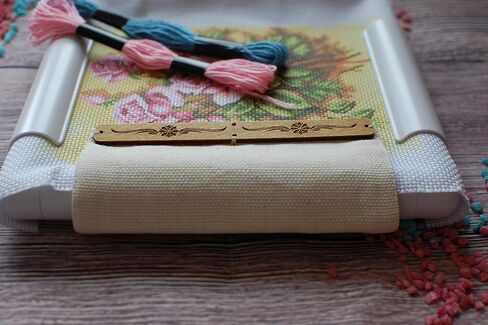 واقي الأوساخ العالمي مع مغناطيس عبر غرزة إبرة مايندر التطريز المغناطيس حامي غطاء ل qsnap أي حجم وطارة التطريز in Kuwait