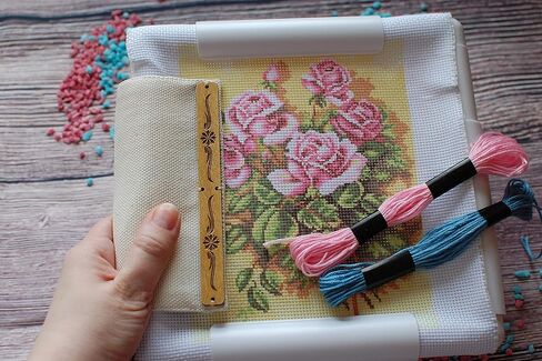 واقي الأوساخ العالمي مع مغناطيس عبر غرزة إبرة مايندر التطريز المغناطيس حامي غطاء ل qsnap أي حجم وطارة التطريز in Kuwait