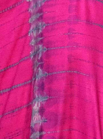 Plus Size Kaftan Dresses for Women, Caftans for Women Loungewear - Handmade Women's Fashion, Individually Tie-Dyed Maxi Dress for Beach, Resort, Vacation, Night Out - 55 in., Fuchsia w/Gray in Saudi Arabia