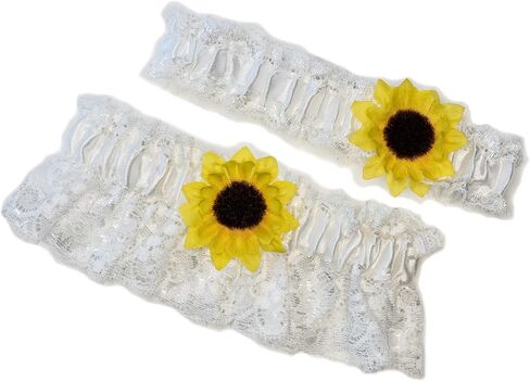 Sunflower Garter Bride Set in Saudi Arabia