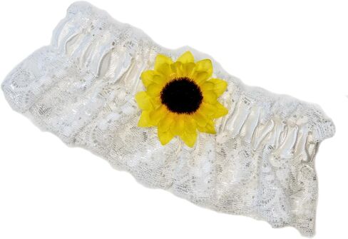 Sunflower Garter Bride Set in Saudi Arabia