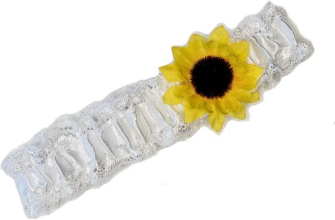 Sunflower Garter Bride Set in Saudi Arabia