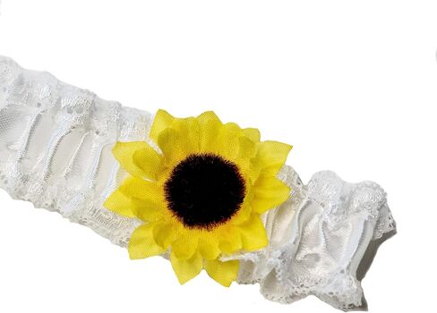 Sunflower Garter Bride Set in Saudi Arabia